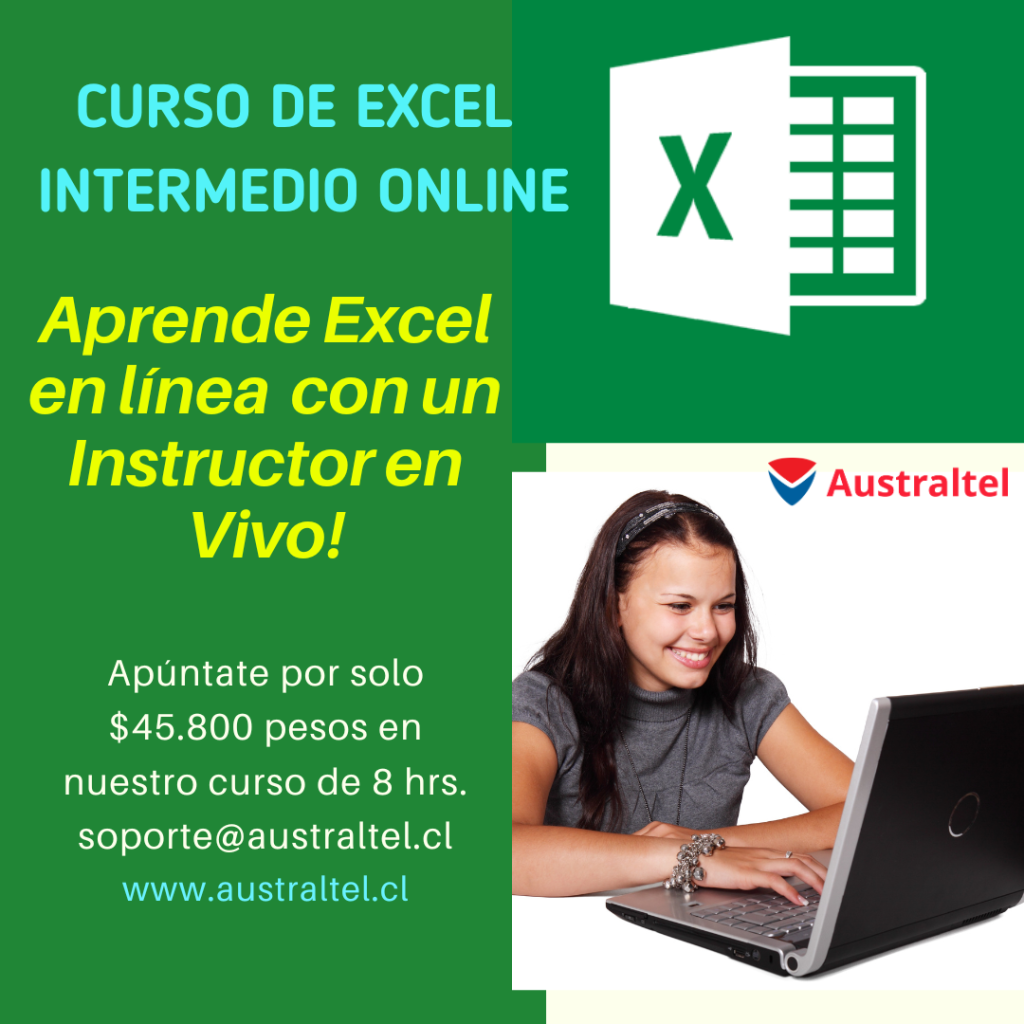 Curso Online De Excel Intermedio Australtel Otec